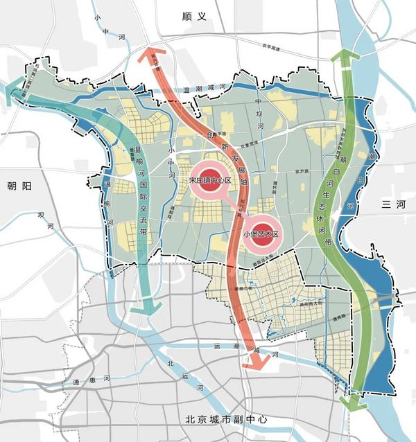 北京规划奖丨通州区宋庄镇国土空间规划及控制性详细规划街区层面2020
